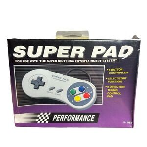 Super Nintendo SNES Super Pad Controller‎ by Performance P-032 SEALED 6 Button